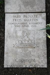 Boulogne Eastern Cemetery - Martin, Fred