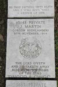 Boulogne Eastern Cemetery - Martin, J