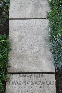 Boulogne Eastern Cemetery - Martin, R S