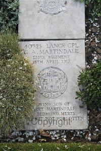 Boulogne Eastern Cemetery - Martindale, George Arthur