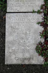 Boulogne Eastern Cemetery - Mason, Charles