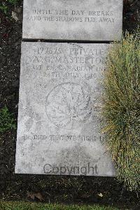 Boulogne Eastern Cemetery - Masterton, Allan George