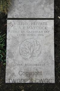 Boulogne Eastern Cemetery - Maycock, G A E