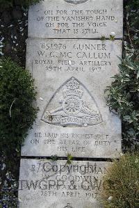 Boulogne Eastern Cemetery - McCallum, William Graham
