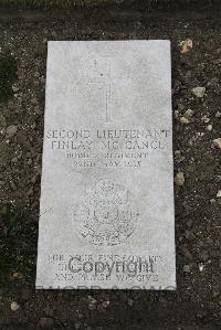 Boulogne Eastern Cemetery - McCance, Finlay
