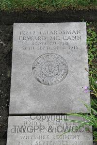 Boulogne Eastern Cemetery - McCann, Edward