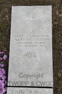 Boulogne Eastern Cemetery - McCarthy, James