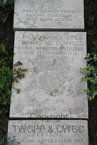 Boulogne Eastern Cemetery - McConville, Thomas