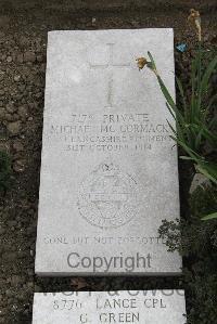Boulogne Eastern Cemetery - McCormack, Michael