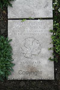 Boulogne Eastern Cemetery - McDonald, W