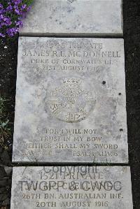 Boulogne Eastern Cemetery - McDonnell, James Robert Leithhead