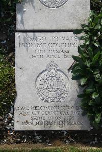 Boulogne Eastern Cemetery - McGeoghegan, John