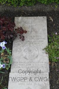 Boulogne Eastern Cemetery - McGeown, Hugh