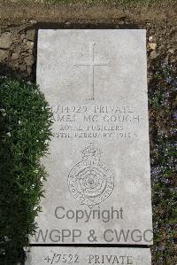 Boulogne Eastern Cemetery - McGough, James