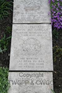 Boulogne Eastern Cemetery - McGuigan, John