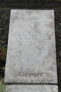 Boulogne Eastern Cemetery - McGuire, J