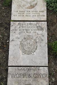 Boulogne Eastern Cemetery - McLuckie, J