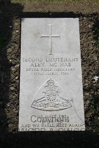 Boulogne Eastern Cemetery - McNab, Alexander