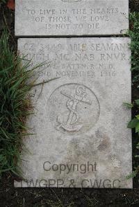 Boulogne Eastern Cemetery - McNab, Hugh