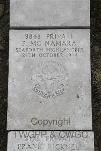 Boulogne Eastern Cemetery - McNamara, P