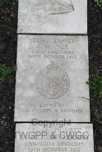 Boulogne Eastern Cemetery - McNee, J
