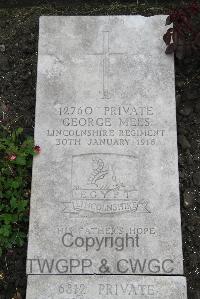 Boulogne Eastern Cemetery - Mees, George