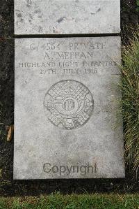 Boulogne Eastern Cemetery - Meffan, Arthur