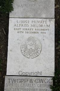 Boulogne Eastern Cemetery - Meldrum, Alfred
