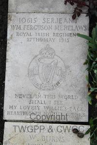 Boulogne Eastern Cemetery - Menelaws, William Ferguson