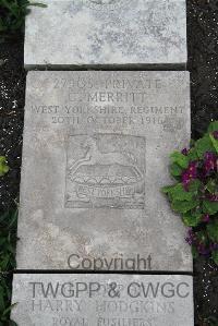 Boulogne Eastern Cemetery - Merritt, G