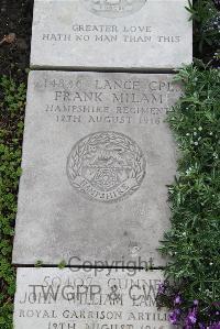 Boulogne Eastern Cemetery - Milam, Frank