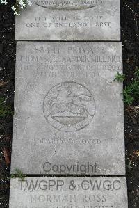 Boulogne Eastern Cemetery - Millard, Thomas Alexander