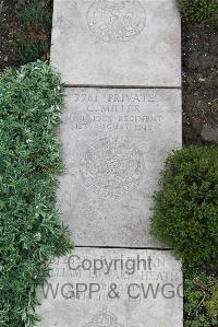 Boulogne Eastern Cemetery - Miller, C