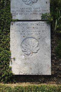 Boulogne Eastern Cemetery - Miller, J