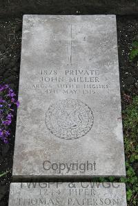Boulogne Eastern Cemetery - Miller, John