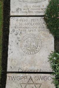 Boulogne Eastern Cemetery - Moloney, M