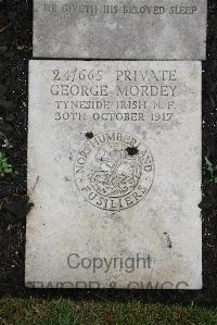 Boulogne Eastern Cemetery - Mordey, George