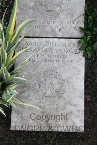 Boulogne Eastern Cemetery - Morgan, Alexander