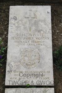 Boulogne Eastern Cemetery - Morgan, Henry James