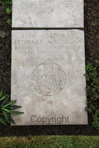 Boulogne Eastern Cemetery - Morgan, Leonard Alexander