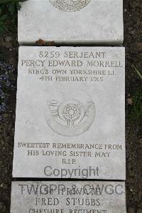 Boulogne Eastern Cemetery - Morrell, Percy Edward
