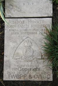 Boulogne Eastern Cemetery - Mulheron, John James