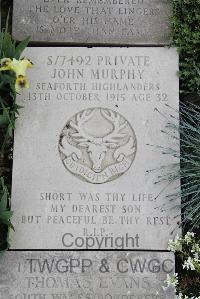 Boulogne Eastern Cemetery - Murphy, John