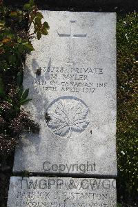 Boulogne Eastern Cemetery - Myler, M