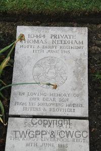 Boulogne Eastern Cemetery - Needham, Thomas