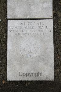 Boulogne Eastern Cemetery - Neville, George Albert