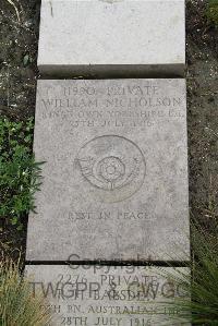 Boulogne Eastern Cemetery - Nicholson, William