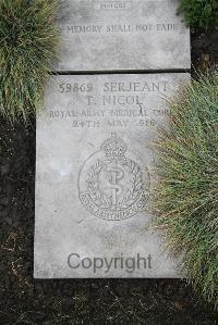 Boulogne Eastern Cemetery - Nicol, Thomas