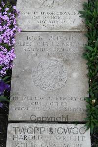 Boulogne Eastern Cemetery - Norgate, Albert Charles