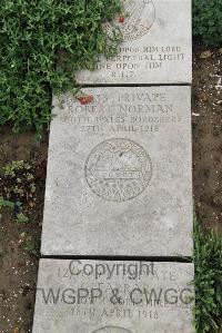 Boulogne Eastern Cemetery - Norman, R